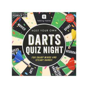 Gift Ideas: Host Your Own - Darts Quiz Night