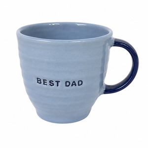 Brogan Handmade Mug - Blue Best Dad Mug