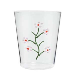 Glass Tumbler - Wax Flower Botanical Icons