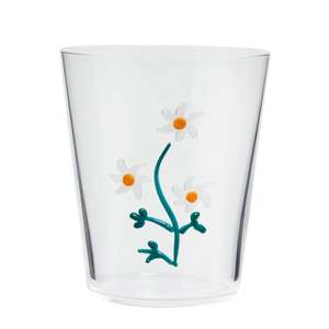 Glass Tumbler - Flannel Flower Botanical Icons
