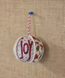 Joyful Christmas Bauble - Pattern
