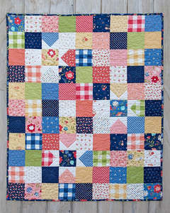 Kitsets: Cheerful Squares Quilt