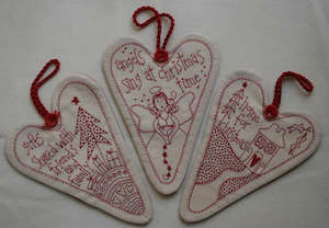 Christmas: Christmas Hearts Ornaments