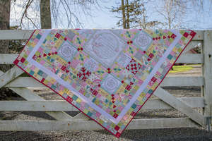 Monthly Projects: Hearts and Happy Flowers Quilt Monthly Project