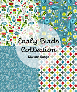 Fabric: Kiwiana Range - Early Birds Collection
