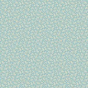Fabric: Sewing Basket - Sweet Alyssum, Col Turquoise