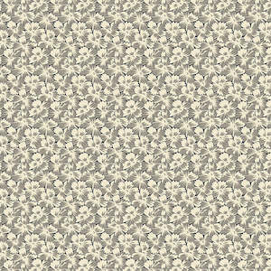 Fabric: Sewing Basket - Aster, Col Onyx