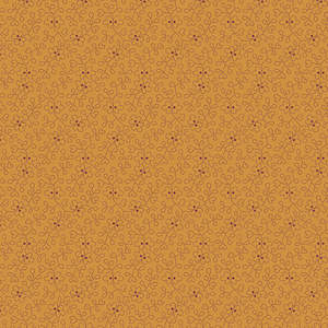 Fabric: Sewing Basket - Azalea, Col Amber