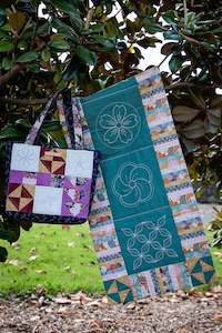 Sashiko Embroidered Table Runner