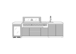 Products: COVER POPULAR FOR GASMATE GALAXY + SINGLE FRIDGE + BBQ + SINK The Cover Company