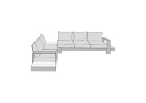 Products: COVER POPULAR FOR NOUVEAU BARBADOS OUTDOOR LOUNGE SETTING 4 PIECE (No Coffee table) The Cover Company