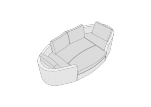 Products: COVER SUITABLE FOR PANORAMA DAYBED The Cover Company