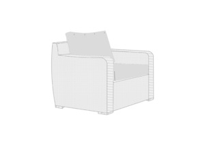 Products: COVER SUITABLE FOR SABI LOUNGE CHAIR The Cover Company