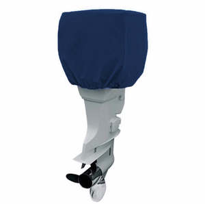 Boat Covers: Outboard Half Cover 60-90HP - Navy Blue