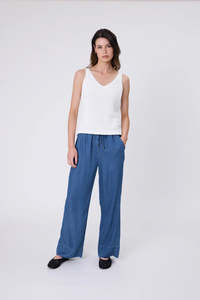 Marlow: Marlow - Marina Knit Tank - Chalk