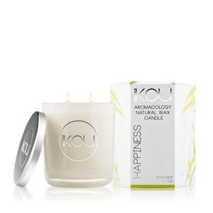 Hivern: IKOU Glass Candle HAPPINESS Natural Wax