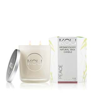 Hivern: iKOU Glass Candle PEACE Natural Wax