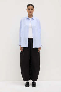 Bottoms: Assembly Label - Lola Barrel Pant - Black