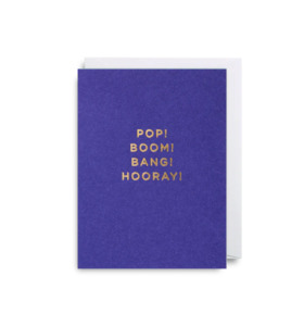 CARD - Pop! Boom! Bang! Hooray!