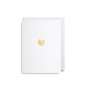 CARD - GOLD HEART