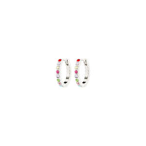 Pilgrim 1: Pilgrim - Kleopratra Recycled Hoop Earrings - Silver or Gold PlatedMulti
