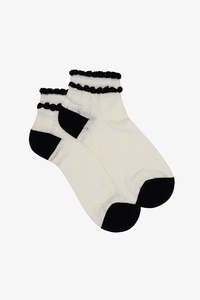 Antler: Antler - Tuxedo Frill Sock