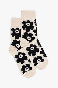 Antler: Antler - Black Dahila Sock