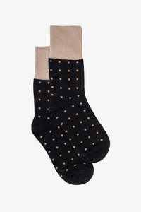 Antler - Taupe Spot Sock