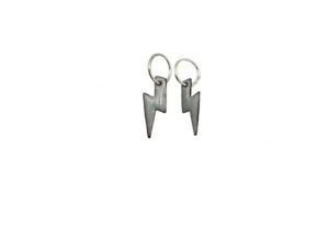 Rachel Stichbury - Reversible Lightening Bolts | Pastel Grey
