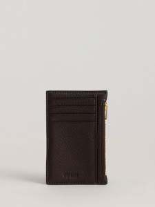 Yu Mei: Yu Mei - Frank Cardholder - Molasses Dear Nappa