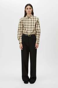 Camilla and Marc - Pasphae Check Shirt - Ivory Check