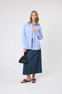 Marlow - Market Shirt - Powder Stripe