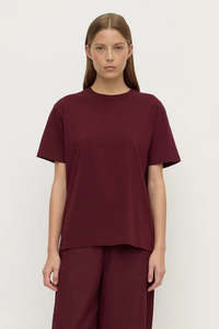 Assembly Label - Base Tee - Merlot