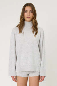 Remain - Cilla Knit - Grey Marle