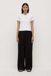 Assembly Label - Anika Wool Pant - Black