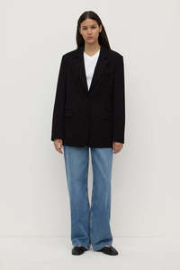 Assembly Label - Anika Wool Blazer - Black