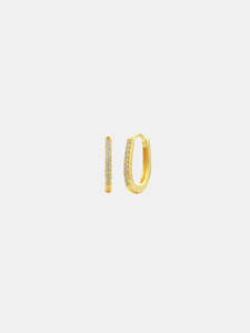 Jewellery: Sophie - So Sleek Rock Huggies - Gold