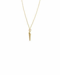 Jewellery: Rachel Stichbury - Unicorn Shell Necklace Petite - Gold Plated