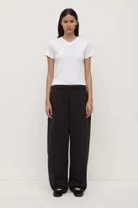 Assembly Label - Brushed Cotton Lounge Pant - Black