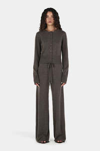 Hansen & Gretel - Jada Cashmere Pant - Charcoal