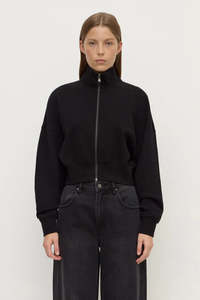 Coats Jackets: Assembly Label - Brushed Cotton Jacket - Black