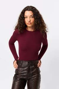 Mossman - Brooklyn Top - Bordeaux