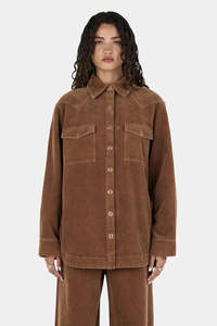 Hansen & Gretel - Jackson Cord Shirt - Tan