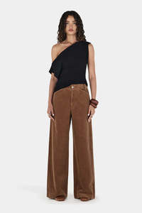 Bottoms: Hansen & Gretel - Max Cord Pants - Tan