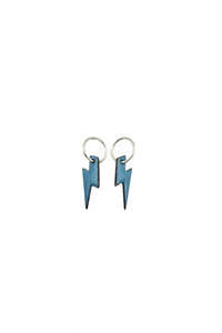 Jewellery: Rachel Stichbury - Reversible Lightening Bolts | Atlantic Blue