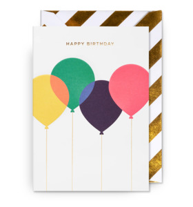 Greeting Cards: CARD - Birthday Balloons
