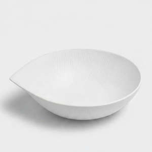 Naibu - Snow Leaf Serving Bowl