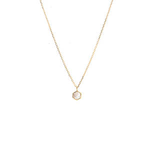 Silk & Steel - Mini Harmony Necklace - Crystal Quartz/Gold