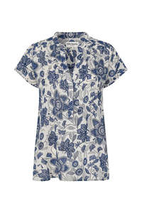 LOLLYS LAUNDRY - HEATHER TOP - BLUE