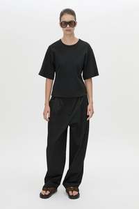Tops: CAMILLA & MARC - ALBA BOXY TEE - BLACK